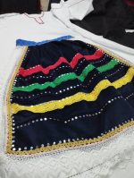 Ποδιά φορεσιάς Μεταξάδων ! Βελούδο και βαμβακερές δαντέλες και πουλες ινοχ