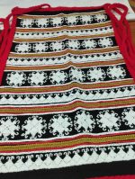 Ποδιά μακρας γέφυρας χειροποίητο κέντημα